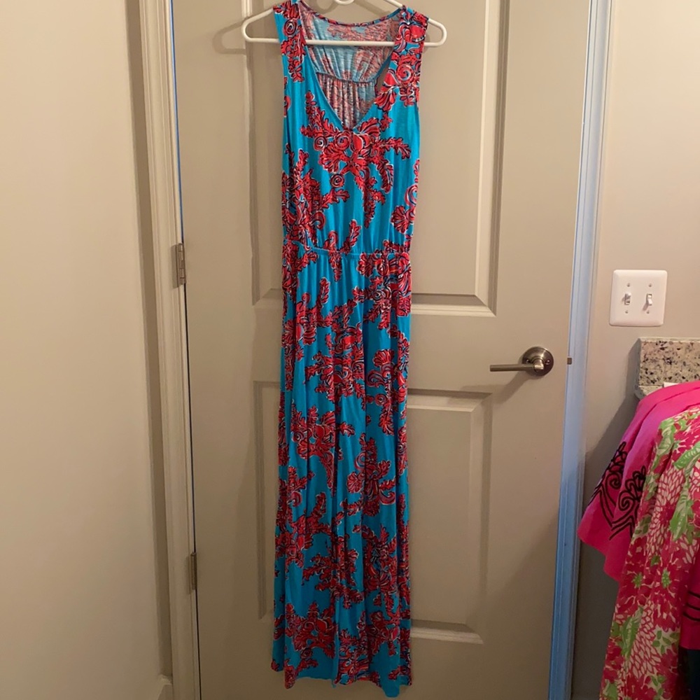 NWOT Lilly Pulitzer Cotton Maxi Dress Sz M